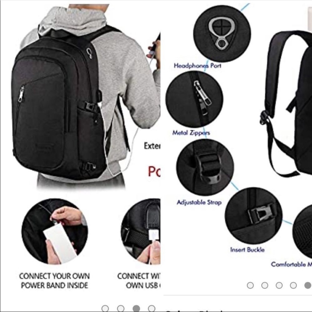 YOREPEK Slim Laptop Computer Backpack